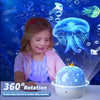 CosmoGlow – Sognante e creativo – Lampada da notte Galaxy Projector con rotazione a 360°