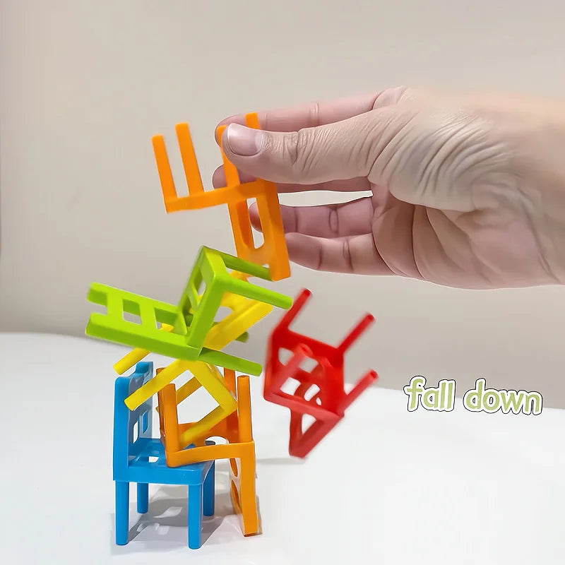 Chair Stack™ - Interattivo e stimolante per la creatività - Gioco delle sedie impilabili