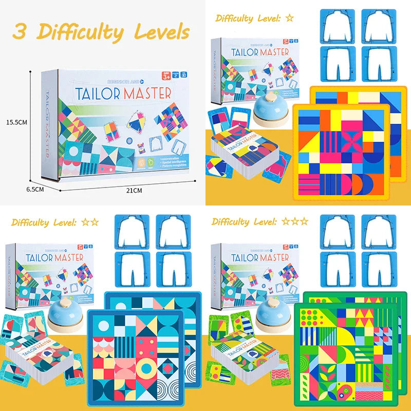 Tailor Master™ – Allenare la coordinazione occhio-mano – Gioco di carte del sarto