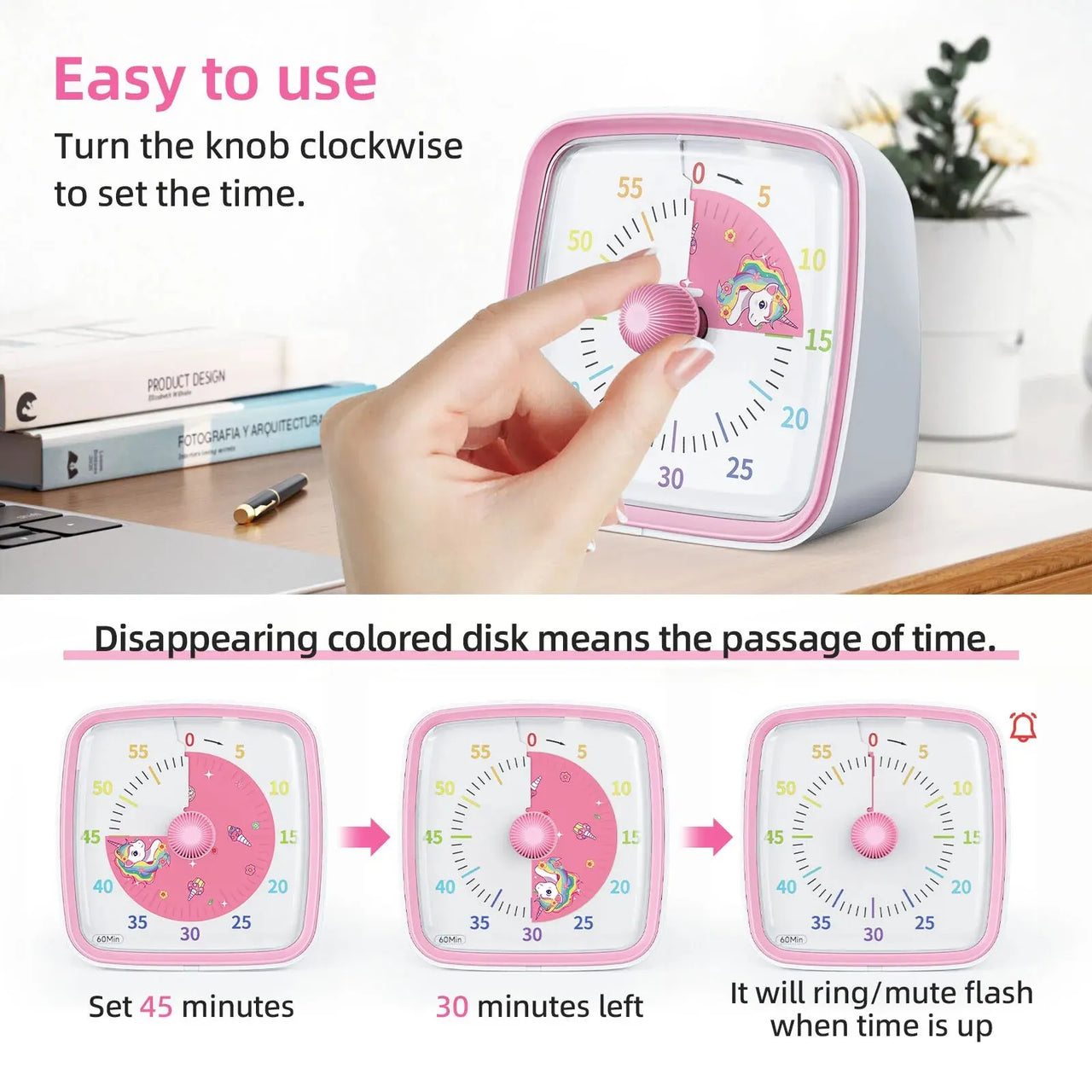Visual Timer – Colorato e tranquillo – Timer per bambini