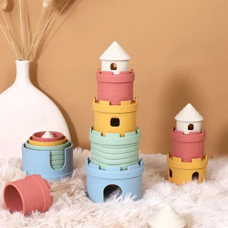 Stack & Learn™ – Divertimento intelligente nell'impilare – Torre impilabile Castello