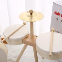 Thumbnail for Kids Wooden Drum Toy – Musica e creatività – Set di batteria giocattolo
