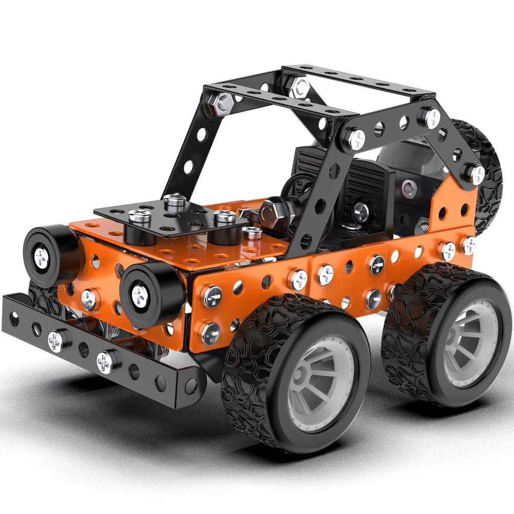 MetalBuild – Robusto ed educativo – Set di veicoli da costruzione