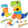 Dino Screwdriver Board™ - Gira ed esplora - Giocattolo sensoriale