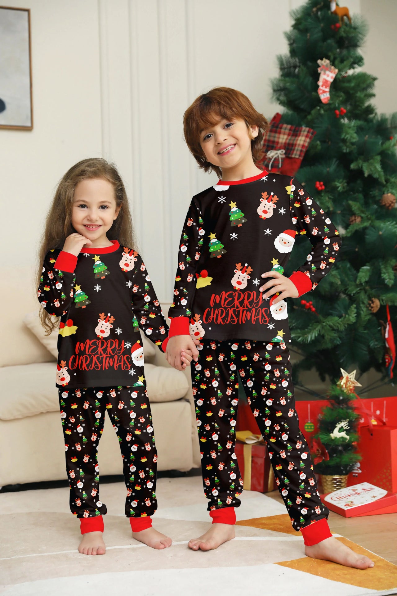 Mini Fashion™ - Per la famiglia + l'animale domestico - Pigiama di Natale