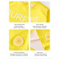 Thumbnail for SunShield – Protettivo e flessibile – Maglietta da surf per bambini con maniche lunghe e UPF 50+