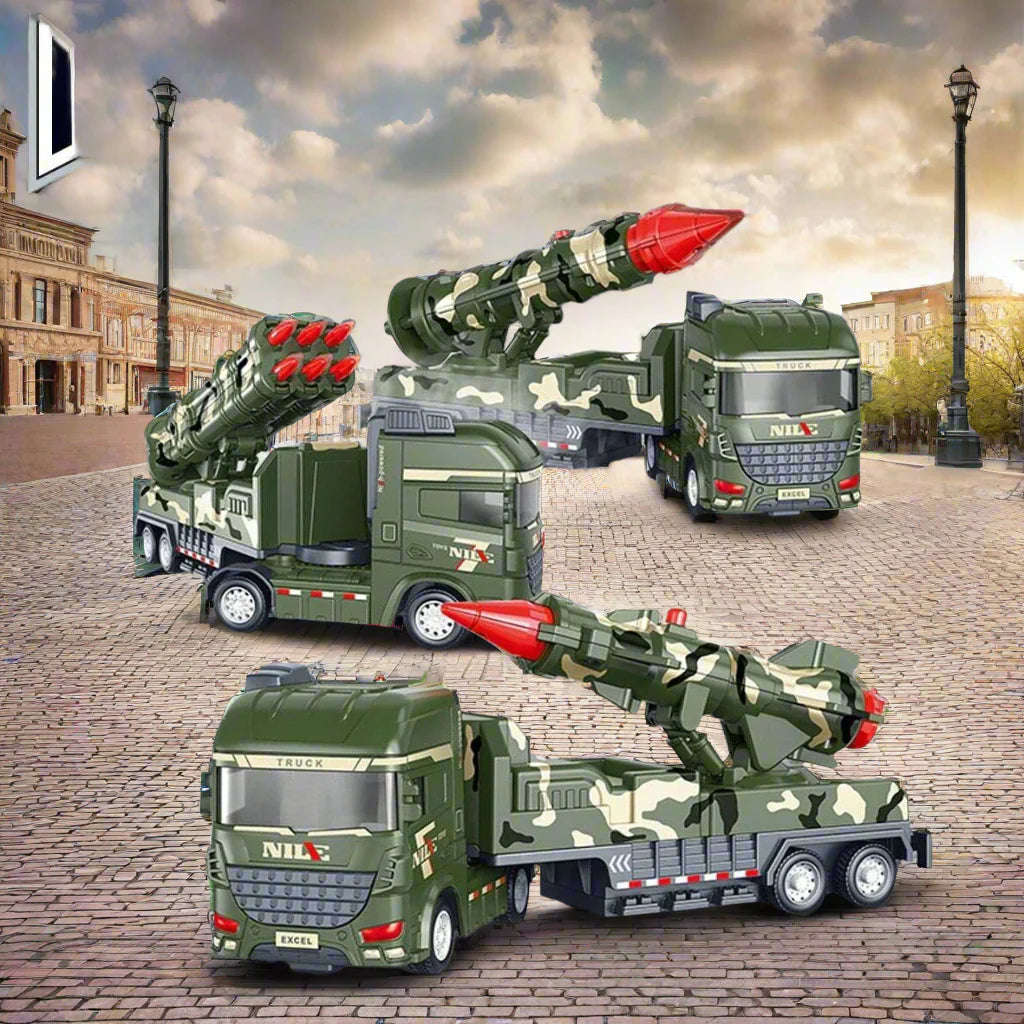 BattleTruck – Militare e interattivo – Giocattoli camion dell'esercito
