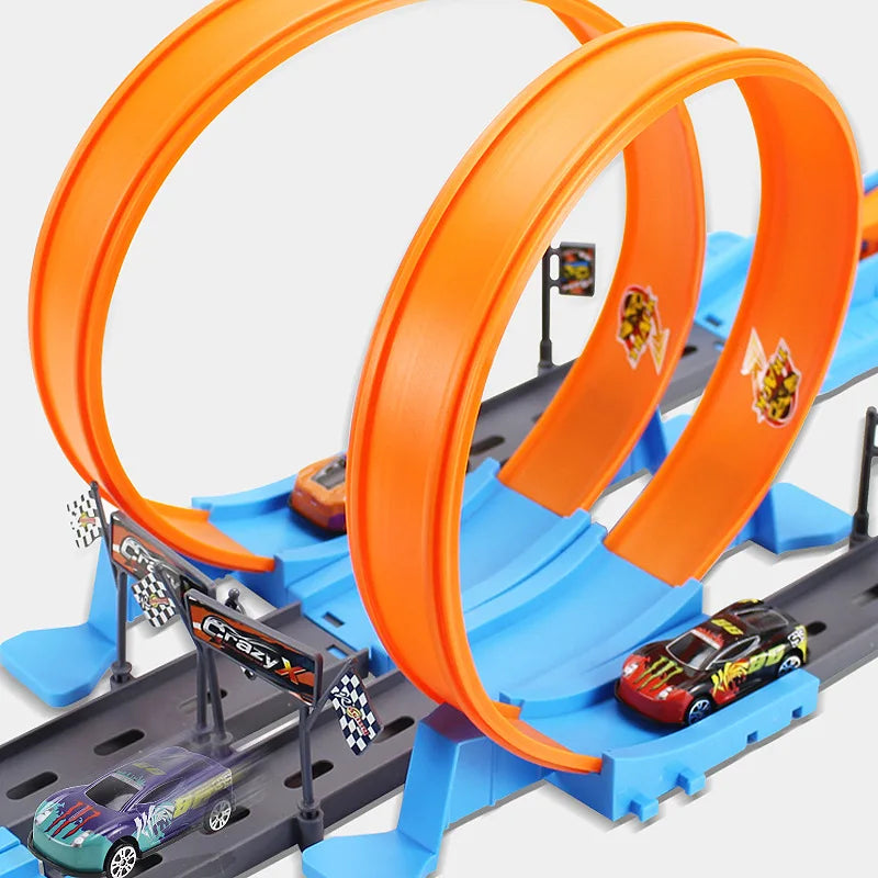Double Race Track™ - Creativo e divertente - Pista ad anello