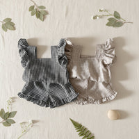 Thumbnail for Girls Ruffle Tee – Leggero e carino – Set di abbigliamento per bambini
