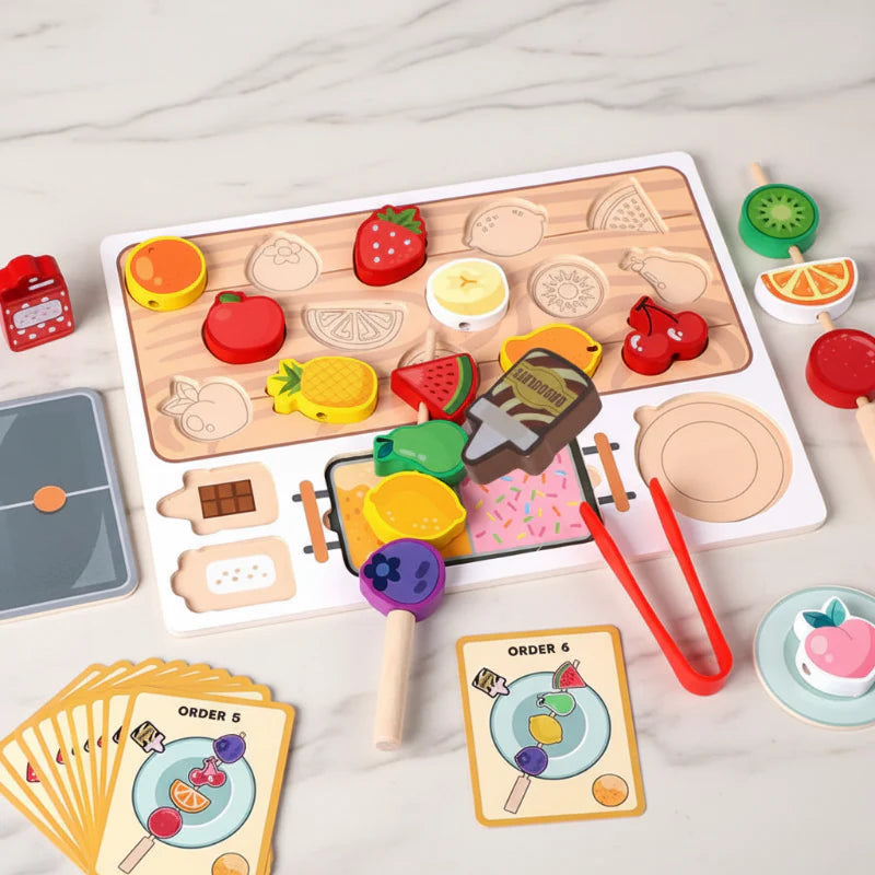 HarvestPlay – Creativo ed educativo – Set di frutta da ordinare