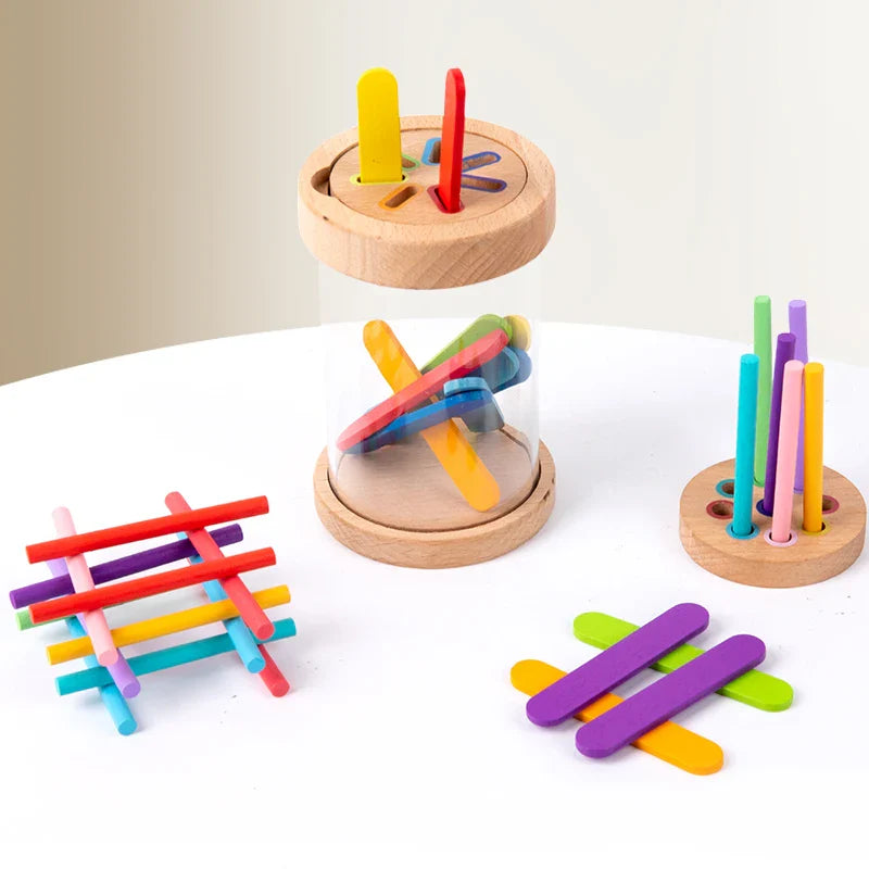 Woods™ - Educazione e creatività - Gioco di ordinamento dei colori