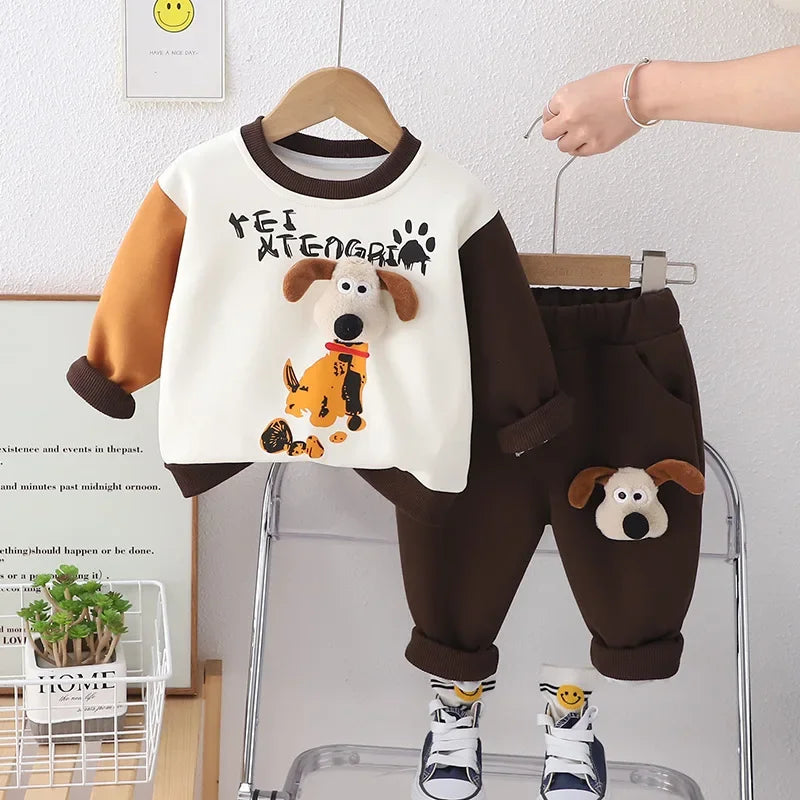 Mini Fashion™ - Trendy e confortevole - Tuta per bambini fantasia cane