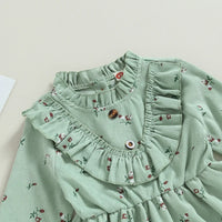 Thumbnail for Mini Fashion™ - Vestito floreale autunale - Abbigliamento per bambini