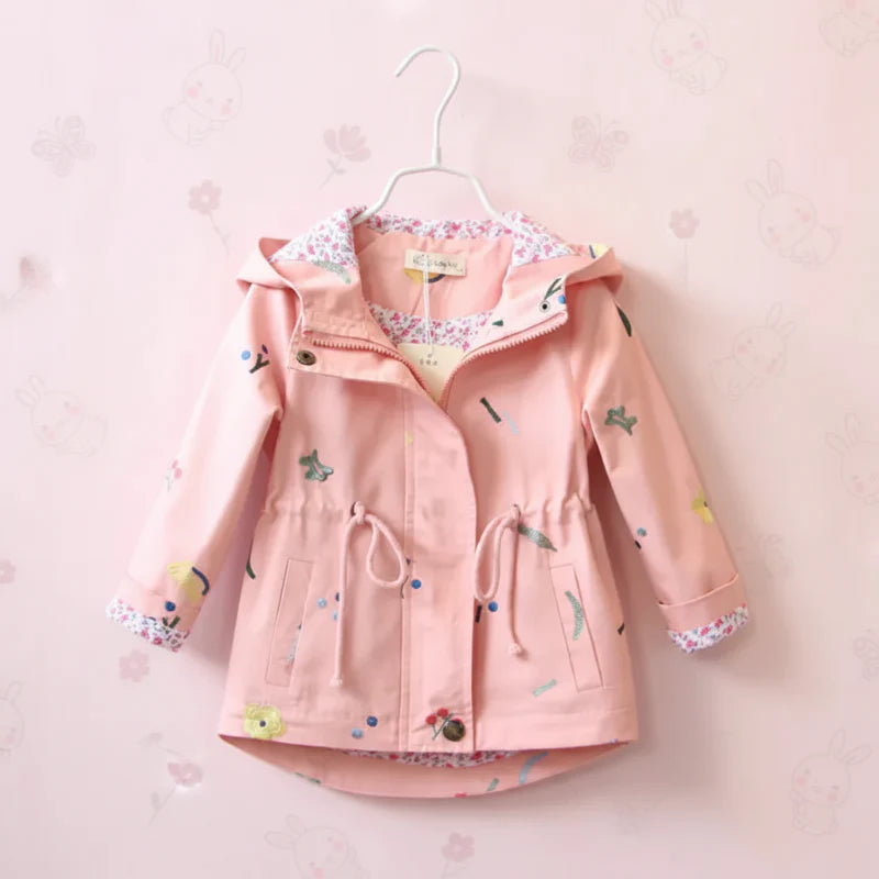 Girls Windbreaker Jacket – Leggera ed elegante – Giacca per bambini