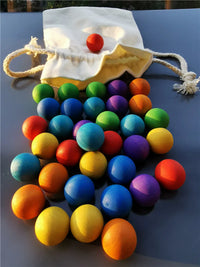 Thumbnail for Rainbow Balls™ – Palline di legno arcobaleno