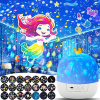 Thumbnail for CosmoGlow – Sognante e creativo – Lampada da notte Galaxy Projector con rotazione a 360°