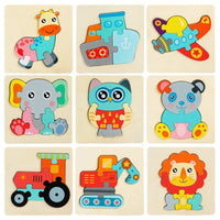 Thumbnail for 3D Wooden Puzzle™ - Avventura con forme e colori - Puzzle in legno