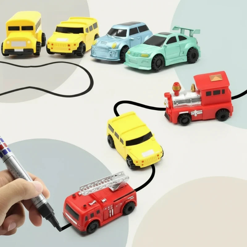 LineDrive – Creativo e interattivo – Auto con guida magica tramite penna