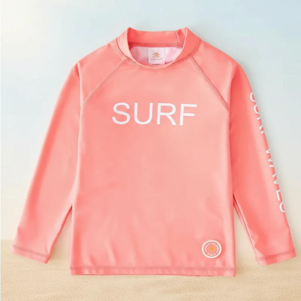 SunShield – Protettivo e flessibile – Maglietta da surf per bambini con maniche lunghe e UPF 50+