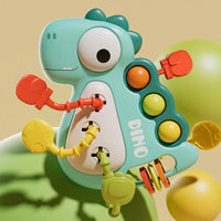 Thumbnail for BabyDino – Giocoso e masticabile – Giocattolo sensoriale da tirare