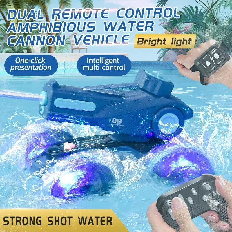 Aqua Racer™ – Doppio così duro – Auto da corsa anfibia RC