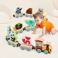 Thumbnail for MagniZoo – Schattig & Hout – Trenino magnetico con animali