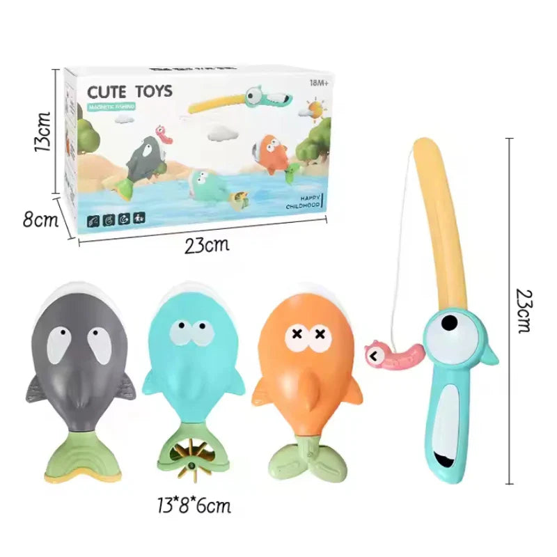 BathFishing – Interattivo e divertente – Gioco magnetico con canna da pesca