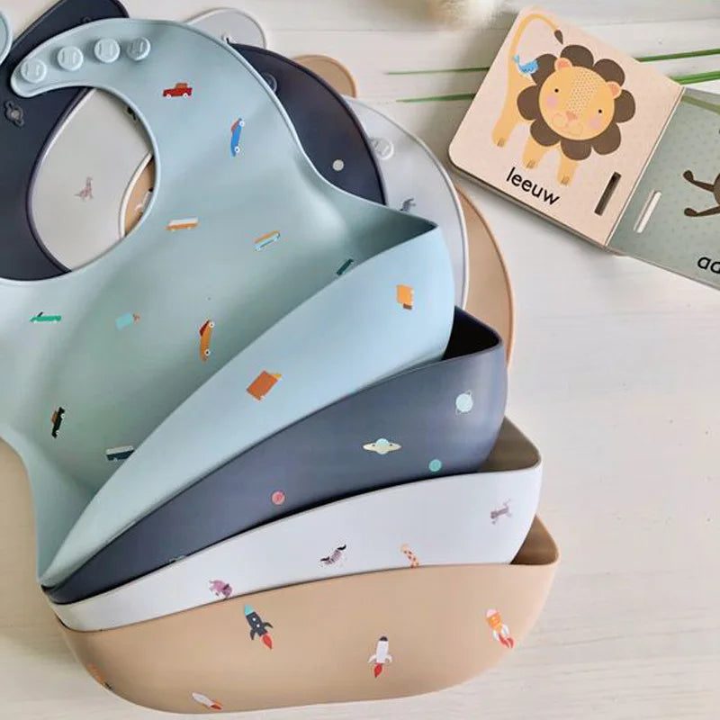 Silicone Bib - Impermeabile e alla moda - Bavaglino in silicone