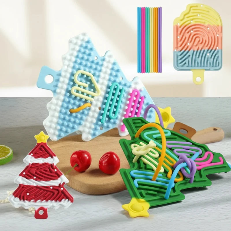 FidgetFrost – Giocoso e morbido – Busy Board in silicone