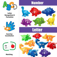 Thumbnail for Matching Dino's – Divertente e istruttivo - Gioco dei numeri e dell'alfabeto di Dino