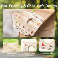 Thumbnail for NatureBook – Set di scoperta della natura – Finestra di osservazione educativa in legno