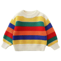 Thumbnail for Mini Fashion™ - Look allegro - Maglione a righe per bambini