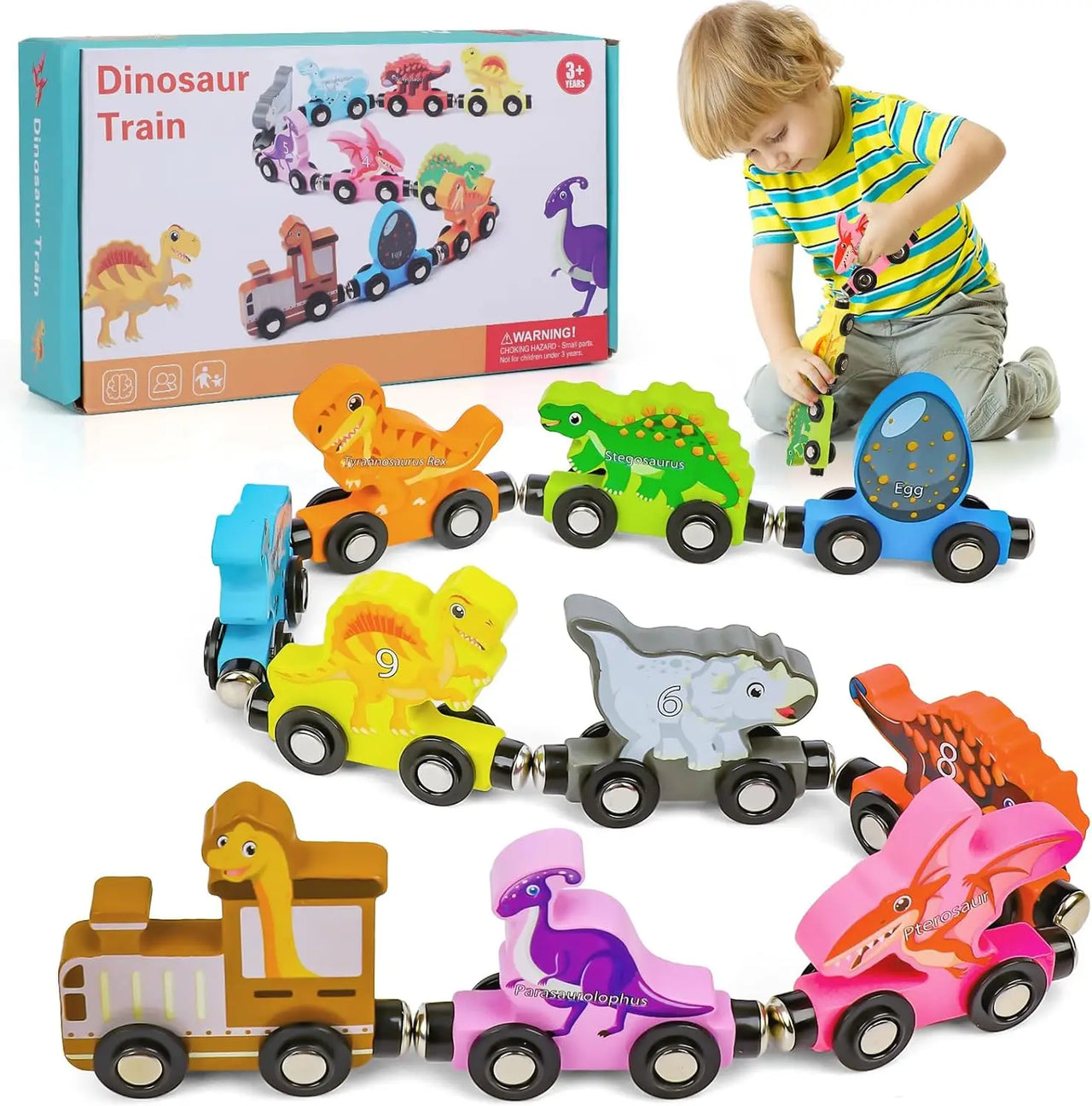 Tiny Express™ – Colorare e modellare - Trenino di legno