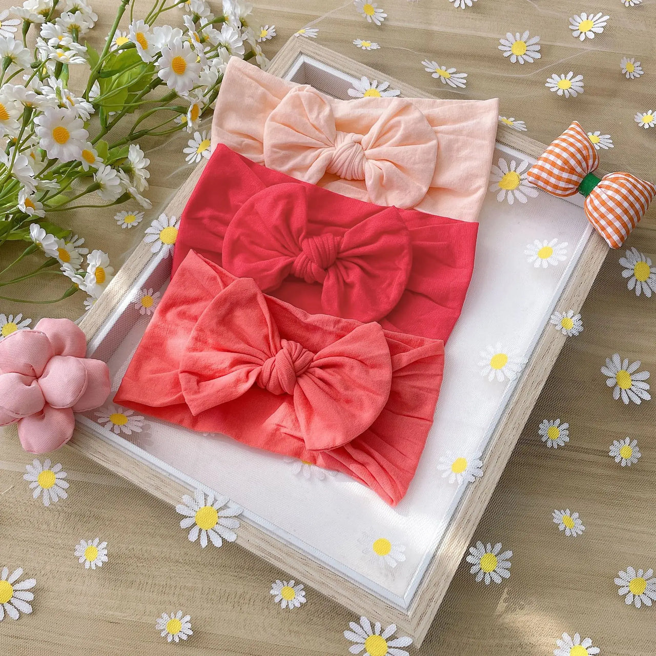 Mini Fashion – Alla moda e morbido – Fasce per bambini con fiocco