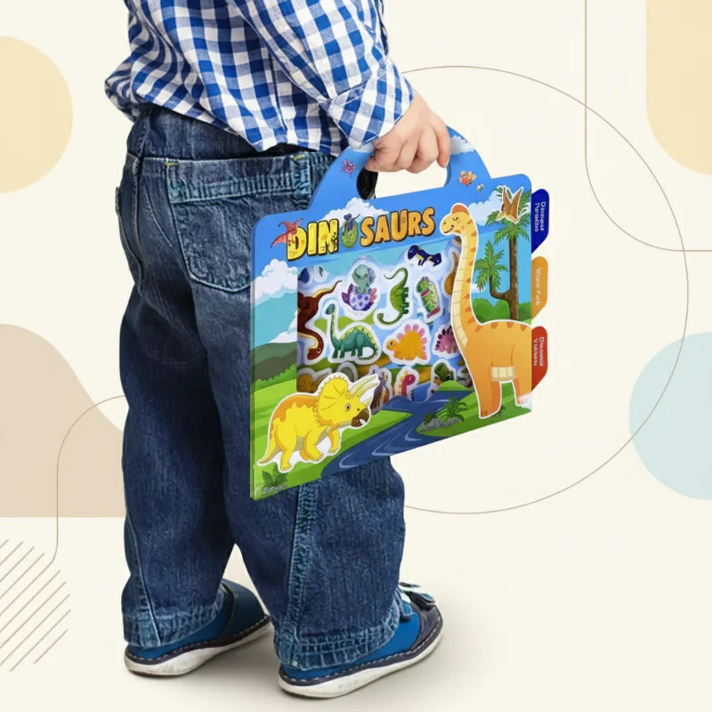 StickerFun – Colorato e istruttivo - Libro di adesivi riutilizzabile