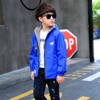 Thumbnail for Reversible Kids Jacket – Impermeabile e antivento – Giacca leggera