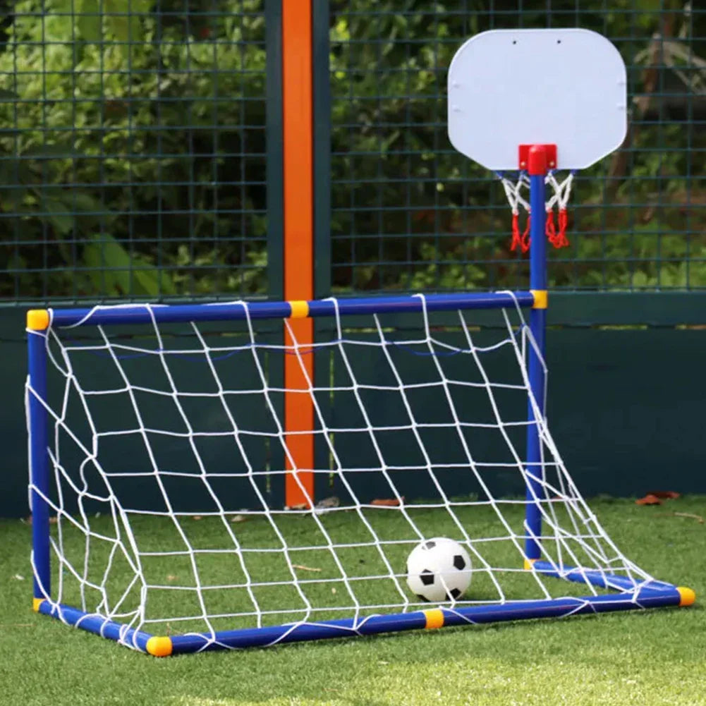 Kids Ball Games - Doppio divertimento - Set di giocattoli per il calcio e il basket