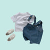 Mini Fashion™ - Completo da bambino - Set di abbigliamento in denim