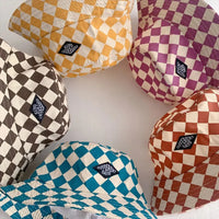 Thumbnail for Bucket Hat – Carino e protettivo – Cappellino a quadri per bambini
