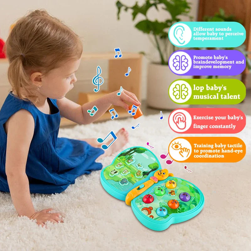 Musical Butterfly™ - Farfalla allegra - Giocattolo musicale interattivo