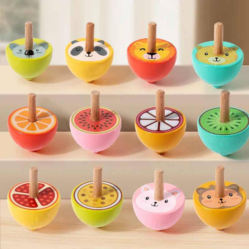 ColorSpin – Legno & Gioco – Trottola Fidget in legno
