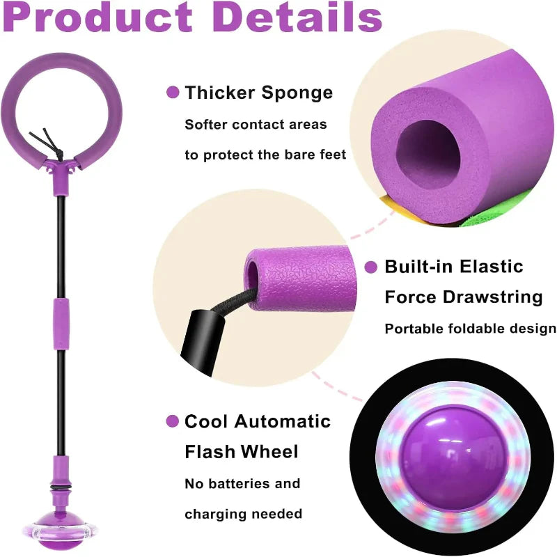 Flash Wheel Skip Ball – Attivo ed energico – Palla da salto singola