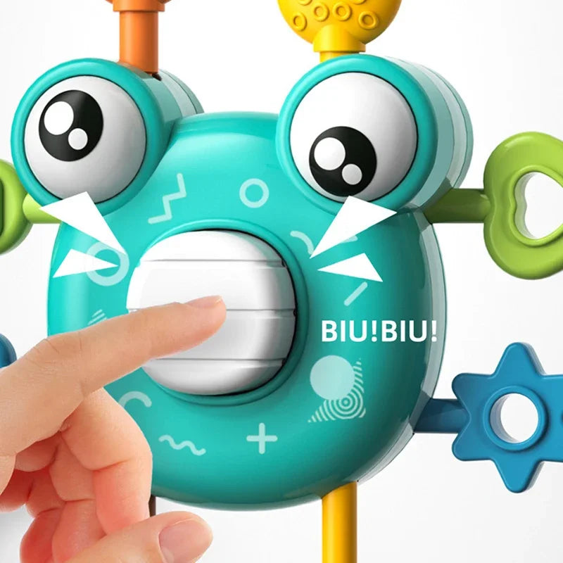 Crab Pull Toy™ – Divertimento da afferrare e tirare – Giocattolo sensoriale per la dentizione a forma di granchio
