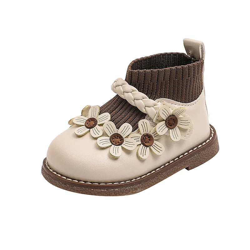 Mini Fashion™ - Eleganti fiorellini - Scarpe da bambina