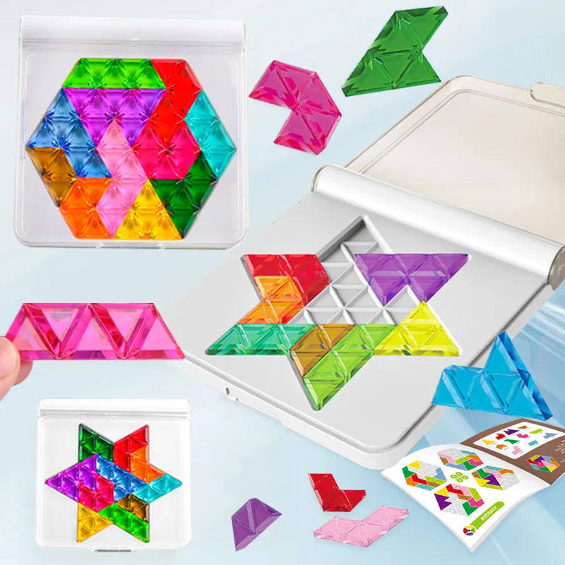 LogicStar – Creativo e istruttivo – Gioco da tavolo puzzle