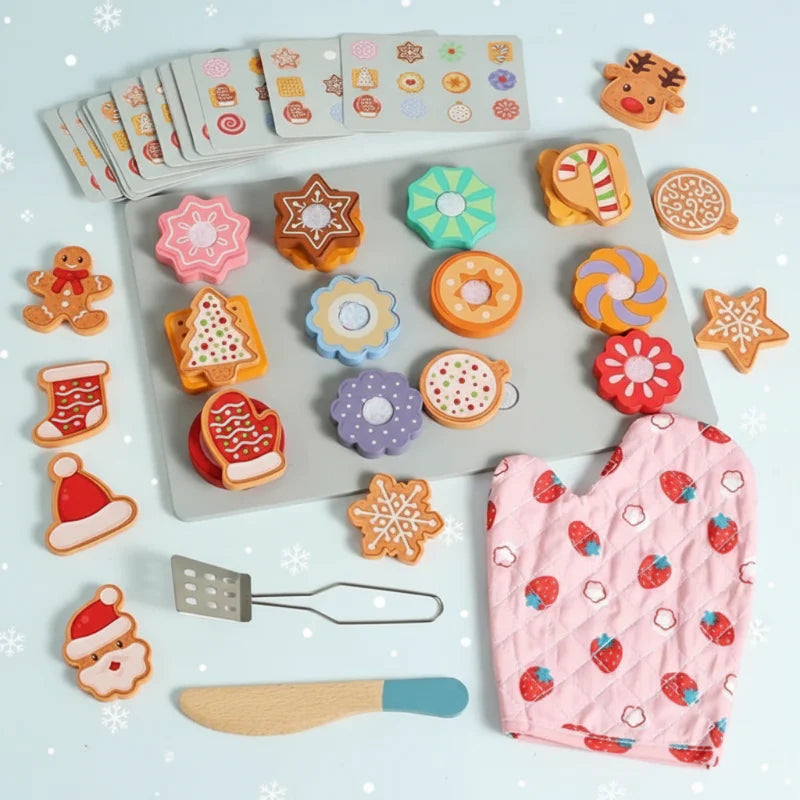 TinyKitchen – Creativo e divertente – Gioco di smistamento biscotti in legno