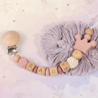 Thumbnail for Personalized Pacifier Chain – Sicuro ed elegante - Portaciuccio personalizzato