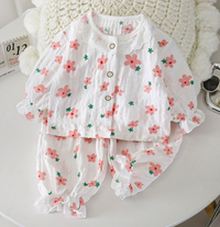 Thumbnail for Mini Fashion™ - Materiale traspirante - Pigiama in lino per bambini