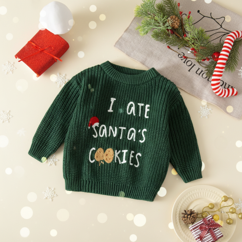 JoyKnit – Accogliente e caldo - Maglione natalizio con scritta