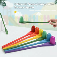 Thumbnail for Wooden Egg Spoon Game – Motricità e apprendimento – Gioco di equilibrio 